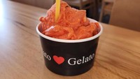 Tidak hanya bir dan pizza, ada juga gelato segar dengan lebih dari 20 pilihan rasa. Namun, rasanya tergantung yang tersedia pada hari itu. Foto: onlyinyourstate.com