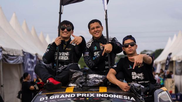 Al Ghazali naik podium ketiga dalam balapan debut bareng Seven Speed Motorsport di D1GP, Sabtu-Minggu (6-7 Juli).