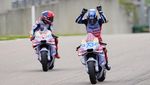 Momen Marc dan Alex Marquez Podium Bareng di Sachsenring
