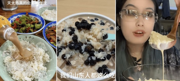 Atasi Cuaca Panas, Warga China Makan Nasi Disiram Bubble Tea