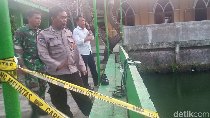 Lokasi Ketua OSIS SMAN 1 Cawas Klaten tewas kesetrum, Senin (8/7/2024).