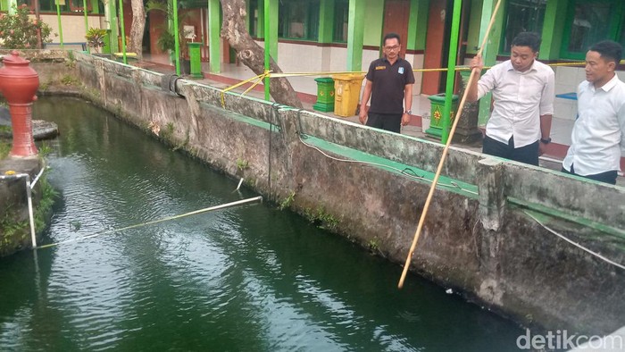 Lokasi Ketua OSIS SMAN 1 Cawas Klaten tewas kesetrum, Senin (8/7/2024).