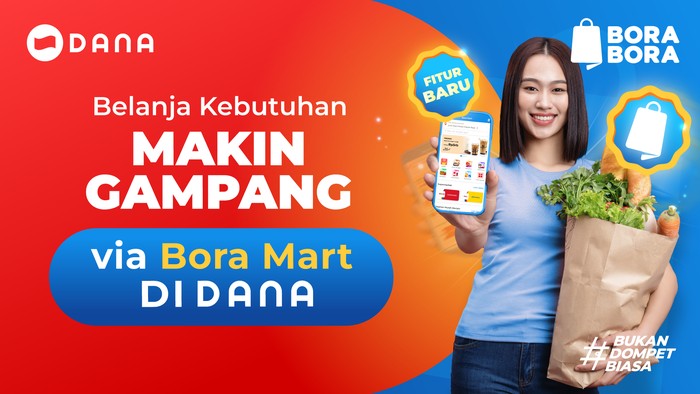 Bora Mart di aplikasi DANA