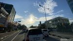 Birunya Langit Jakarta di Awal Pekan