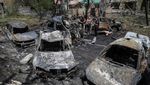 Hancur, Mobil-mobil Ini Jadi Korban Serangan Rusia