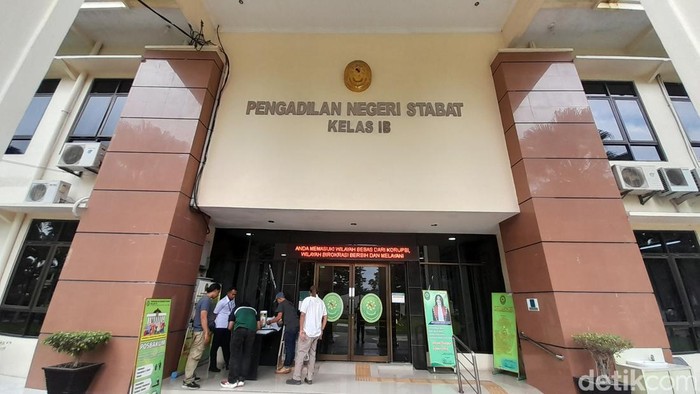 Kantor PN Stabat di Kabupaten Langkat. (Nizar Aldi/detikSumut)
