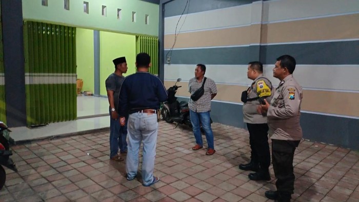 Lokasi terjatuhnya korban di ruko Jalan Rembangan, Patrang, Jember