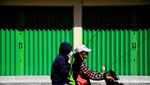 Potret Langit Cerah Jakarta Usai Hujan Akhir Pekan
