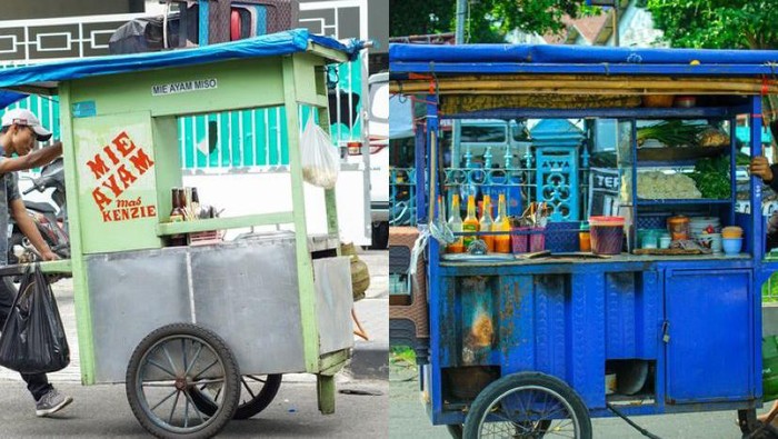 arti warna gerobak mie ayam