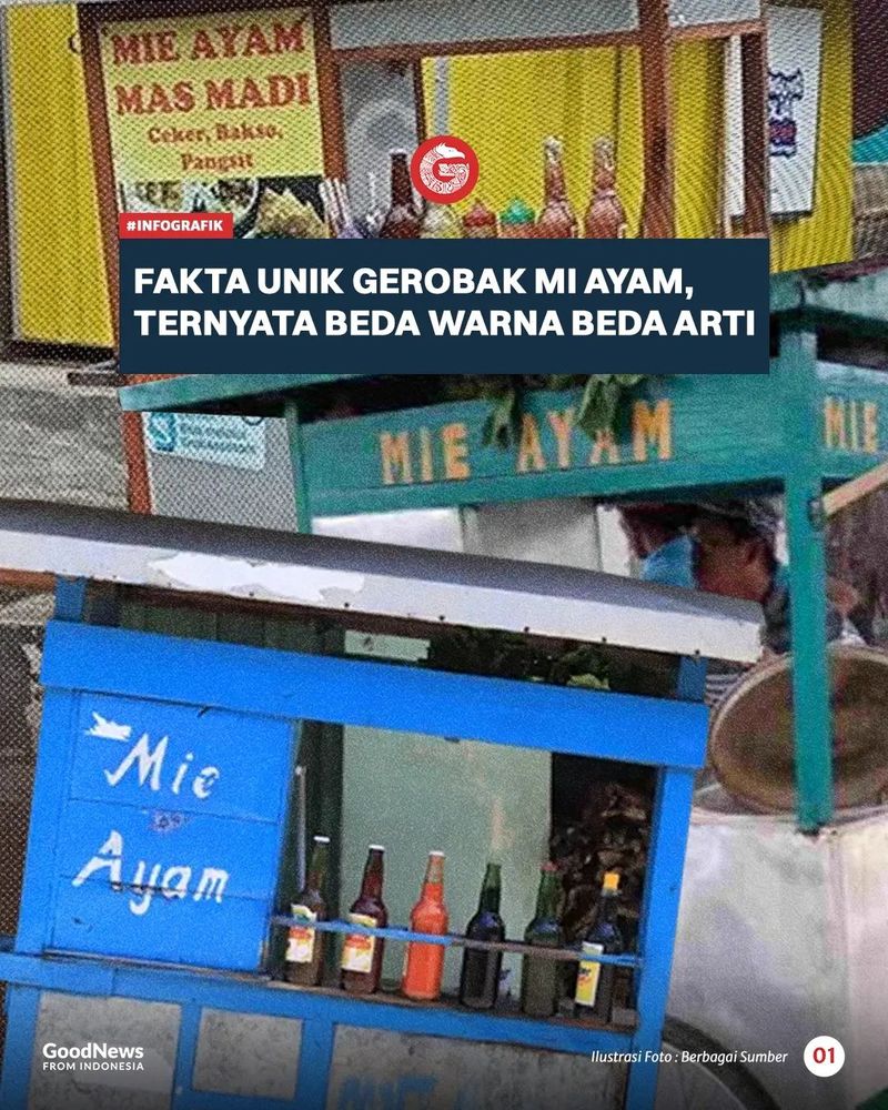 arti warna gerobak mie ayam