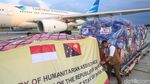 Momen Jokowi Lepas Bantuan Kemanusiaan ke Papua Nugini-Afghanistan