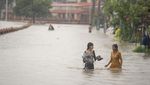 Penampakan Banjir Rendam Nepal, 14 Orang Tewas