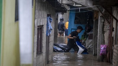 Penampakan Banjir Rendam Nepal, 14 Orang Tewas
