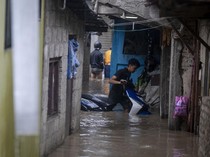 Penampakan Banjir Rendam Nepal, 14 Orang Tewas