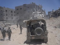 Penampakan Rafah Bak Kota Hantu, Dipenuhi Puing-Tertutup Debu