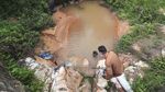 Duh! Sungai Suka Maju di Jambi Diduga Tercemar Limbah Minyak