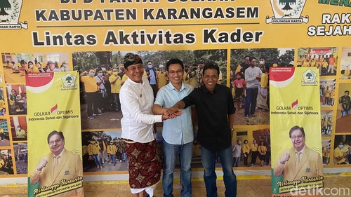 Tiga kandidat yang ikut survei tahap II Partai Golkar untuk Pilbup Karangasem.