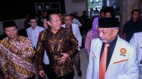 Bamsoet hadir bersama pimpinan MPR dari Fraksi PKS, Hidayat Nur Wahid (HNW).