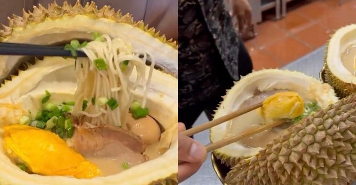 ramen durian yang unik