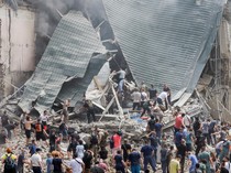 Rentetan Rudal Rusia Hantam Rumah Sakit Anak di Kyiv