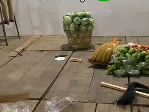 Pernikahan Viral Dekornya Bikin Ibu-ibu Girang, Bukan Dihias Bunga Tapi Sayur