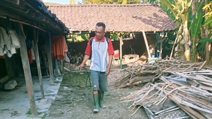 Ada Kasus Flu Burung di Delanggu, DKPP Klaten Gercep Lakukan Disinfektasi