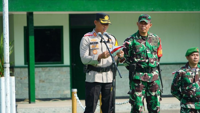 Apel siaga pasukan Polres Ponorogo