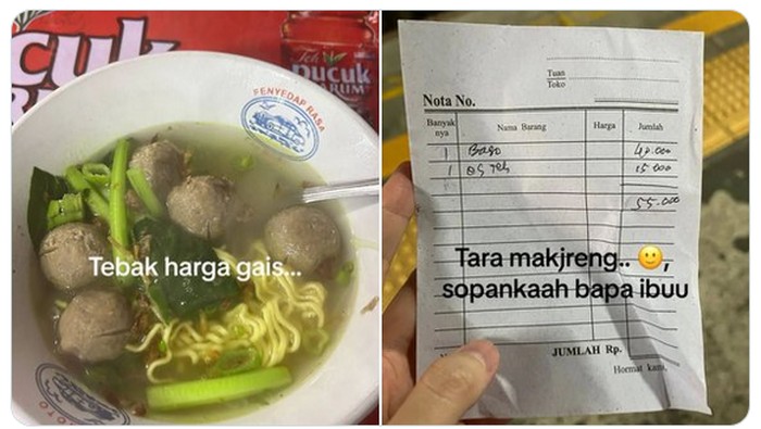 Bakso di Warung Kaki Lima Rp 40 Ribu Seporsi Dikritik Kemahalan