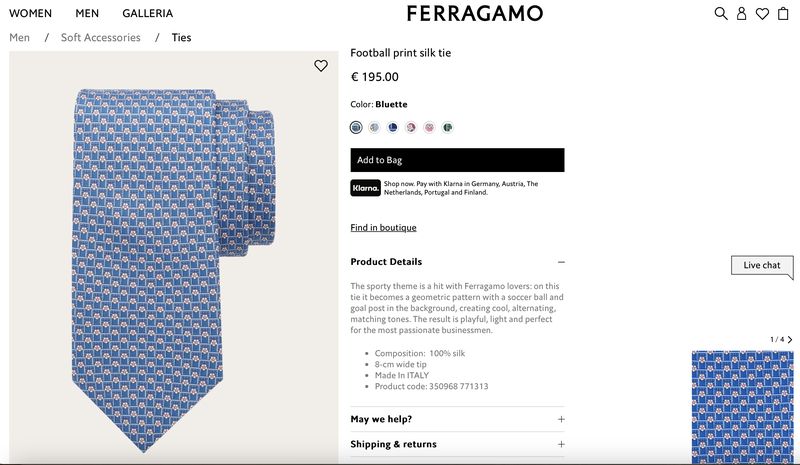 Dasi Pangeran William di Euro 2024