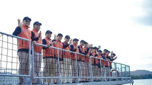 Ekspedisi rupiah membawa duit Rp 8,085 miliar ke daerah 3T di NTB, Selasa (9/7/2024). (Nathea Citra/detikBali)