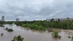 Foto Udara Banjir di Texas Akibat Badai Beryl