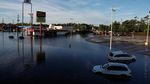 Foto Udara Banjir di Texas Akibat Badai Beryl