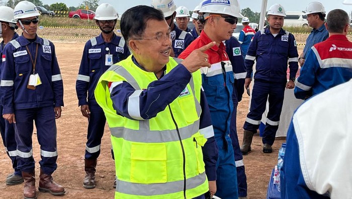 Jusuf Kalla Kunjungi Blok Rokan
