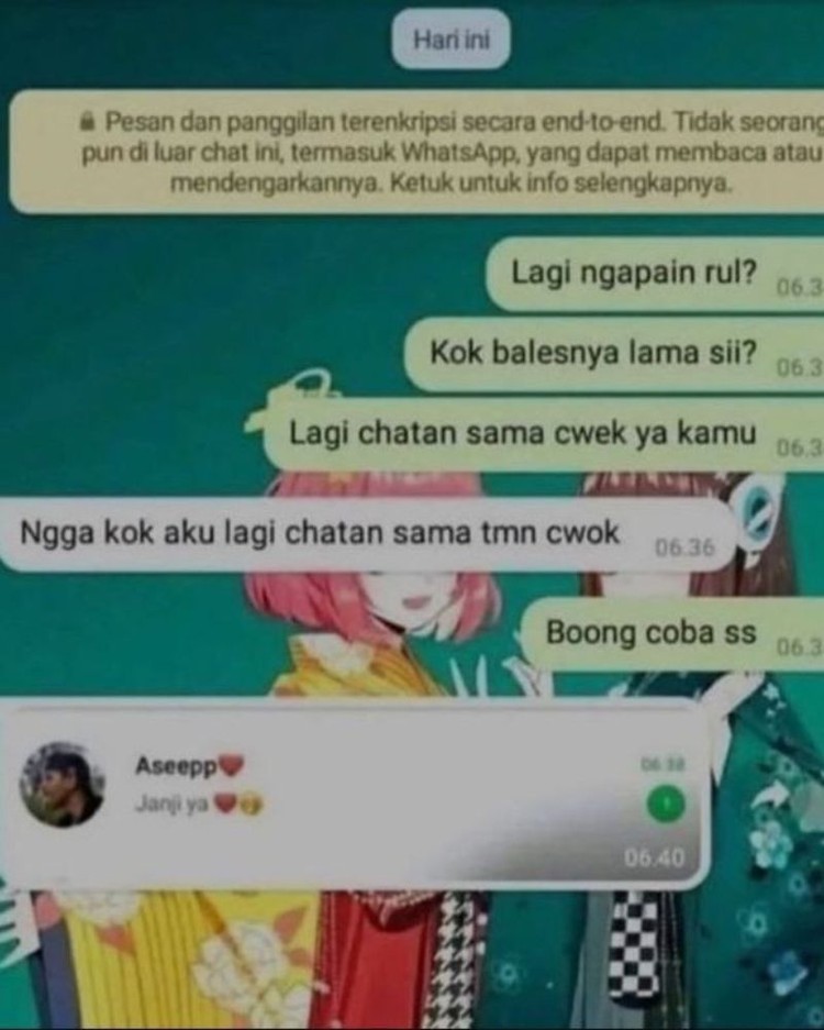 Deretan chat ketahuan selingkuh ini bikin geleng-geleng kepala. Apakah benar sudah susah cari yang setia di zaman now?