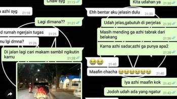 Sudah sampai dibuntutin nih saking nggak menyangka pacarnya selingkuh. Foto: Instagram