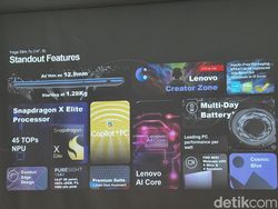 Penampakan Lenovo Yoga Slim 7x, Laptop Copilot+ PC Rp 25 Juta