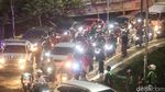 Macet Merayap Usai Tawuran Warga di Pasar Gembrong