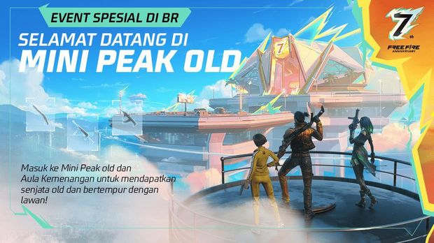 Keseruan main Free Fire di Update 7th Anniversary. Tidak hanya karakter baru, dan mode permainan yang bikin nostalgia, tapi juga terdapat hadiah iPhone 15.