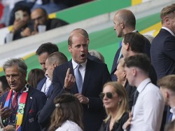 Dasi Mewah, Gaya Andalan Pangeran William Dukung Tim Inggris di Euro 2024