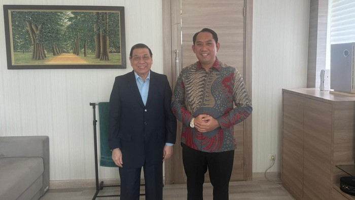Paslon Hapal klaim didukung Golkar usai bertemu Kahar Muzakir di Jakarta.