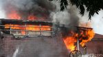 Penampakan Rumah Mewah di Menteng Kebakaran