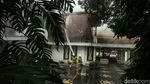 Penampakan Rumah Mewah di Menteng Kebakaran