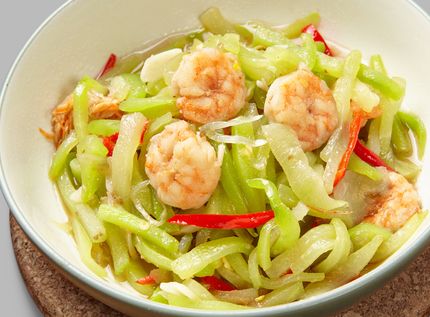 Resep Tumis Labu Siam dan Udang