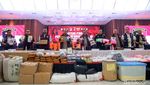 Ribuan Kilogram Narkotika Dipamerkan dalam Rilis Bareskrim Polri