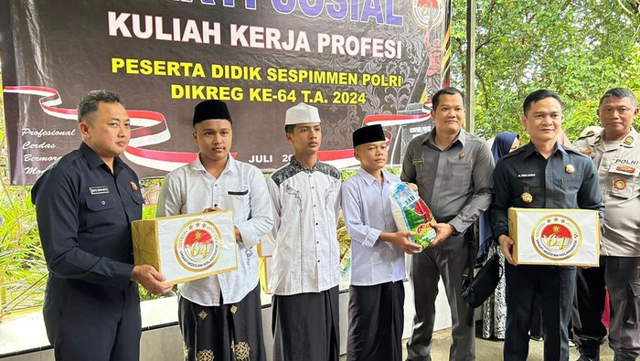 Serdik Sespimen Polri ke-64 gelar kuliah kerja profesi di Tanjung Pinang, Kepulauan Riau