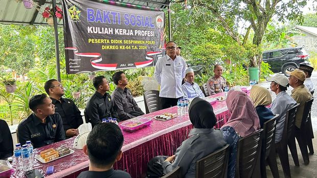 Serdik Sespimen Polri ke-64 gelar kuliah kerja profesi di Tanjung Pinang, Kepulauan Riau