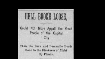 Servant Girl Annihilator: Antara 1884 dan 1885, masyarakat Austin, Texas, terguncang akibat serangkaian pembunuhan brutal yang seperti tak ada habisnya. Setiap pembunuhan terjadi saat para korban berada di tempat tidur mereka sendiri. Nama Servant Girl Annihilator dircetuskan penulis O. Henry dalam sebuah surat yang ditulis kepada seorang teman, yang berbunyi, “Kota ini sangat membosankan, kecuali seringnya penggerebekan dari Servant Girl Annihilator, yang membuat segalanya menjadi hidup di jam-jam membosankan di malam hari… ” Pembunuhan tersebut berakhir tiba-tiba pada Malam Natal tahun 1885. Foto: Wikipedia