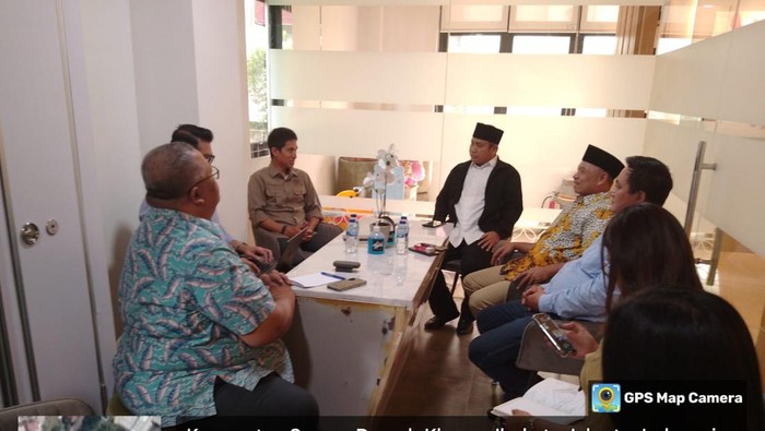 Tiga Wakil Ketua DPRD Rembang melakukan koordinasi dengan Kemlu di Gedung Pelayanan Pelindungan Warna Negara Indonesia, Selasa (9/7/2024).