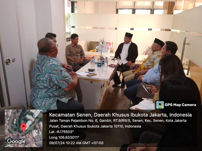 Tiga Wakil Ketua DPRD Rembang melakukan koordinasi dengan Kemlu di Gedung Pelayanan Pelindungan Warna Negara Indonesia, Selasa (9/7/2024).
