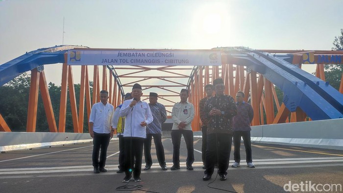 Wakil Presiden (Wapres) Maruf Amin di Tol Cimanggis-Cibitung, Bogor, Jawa Barat, Selasa, 9 Juli 2024 (Wilda/detikcom)